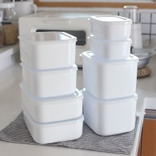 일본 화이트 저장용기 (냉장고용기 반찬통)